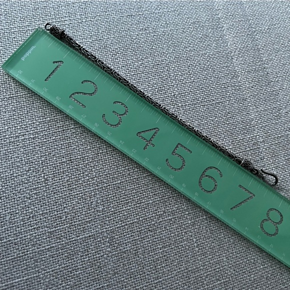 Sterling Silver Byzantine Braided Rope Bracelet - Picture 7 of 10